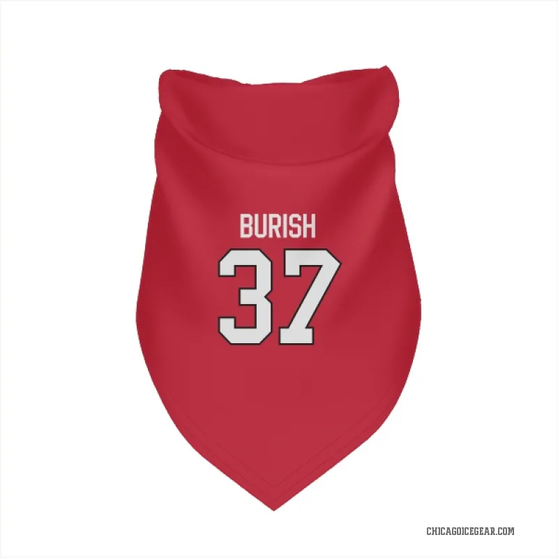 Adam Burish  Red Chicago Blackhawks  Cat & Dog Pet Bandana