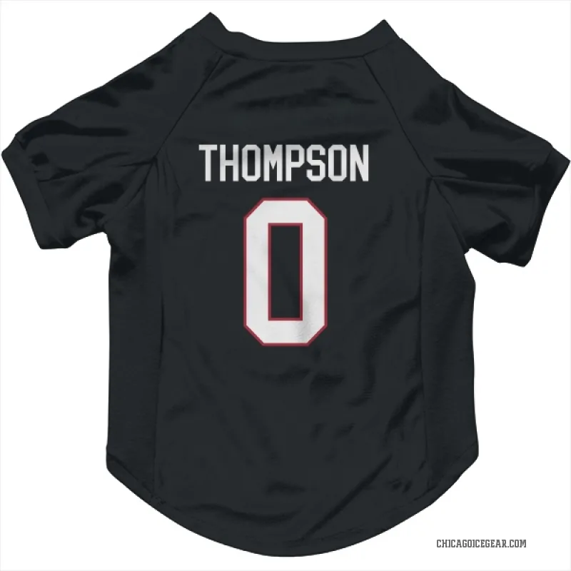Aidan Thompson  Black Chicago Blackhawks  Cat & Dog Pet Jersey