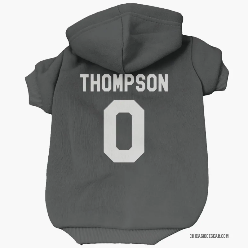 Aidan Thompson  Black White Chicago Blackhawks  Cat & Dog Pet Hoodie