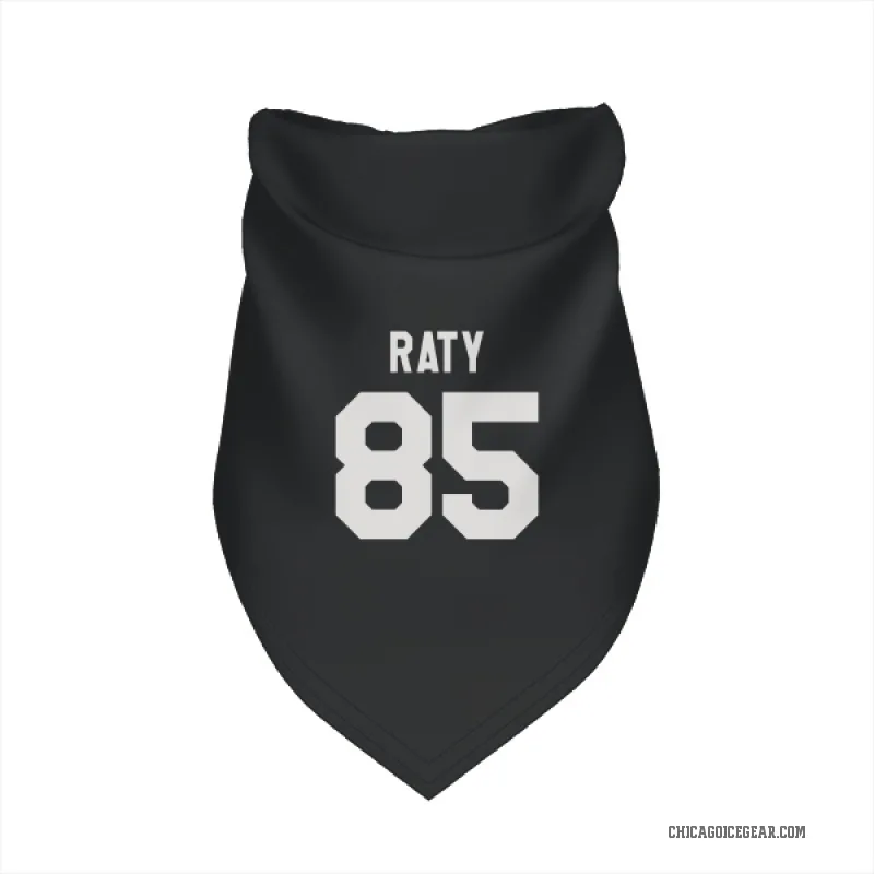 Aku Raty  Black White Chicago Blackhawks  Cat & Dog Pet Bandana