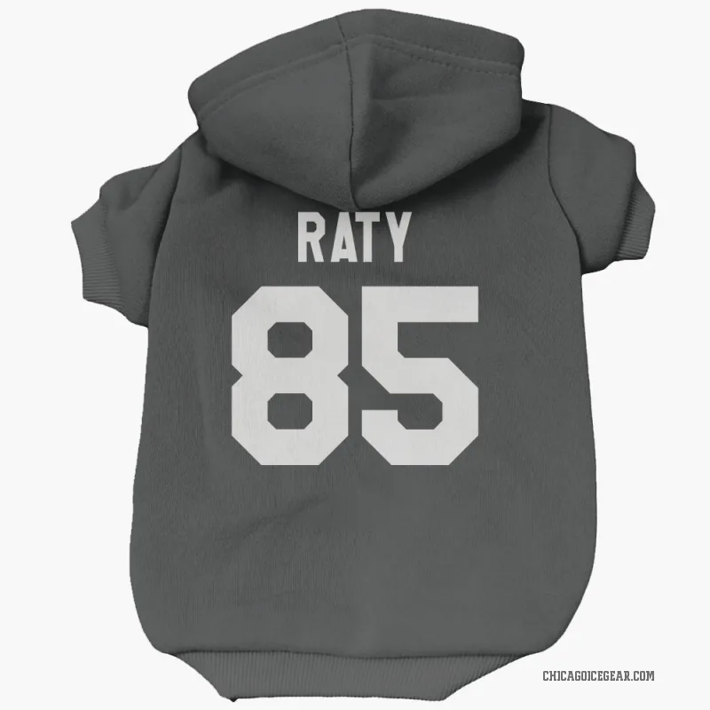 Aku Raty  Black White Chicago Blackhawks  Cat & Dog Pet Hoodie