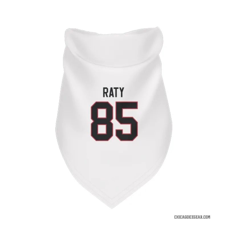 Aku Raty  White Chicago Blackhawks  Cat & Dog Pet Bandana