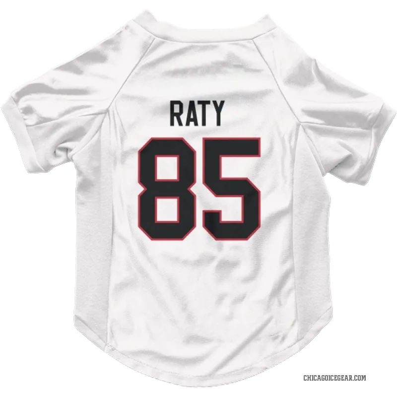 Aku Raty  White Chicago Blackhawks  Cat & Dog Pet Jersey