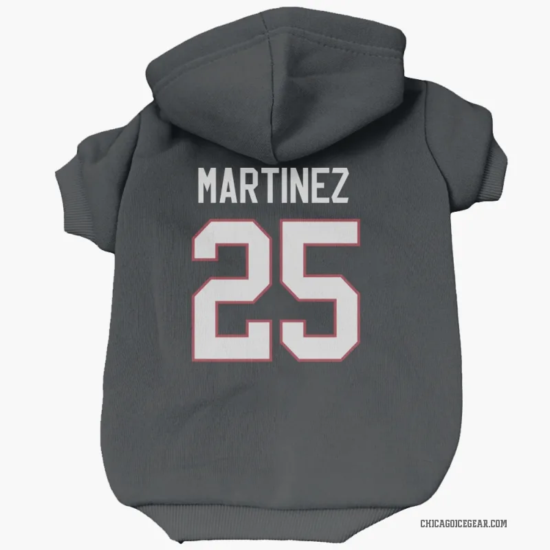 Alec Martinez  Black Chicago Blackhawks  Cat & Dog Pet Hoodie