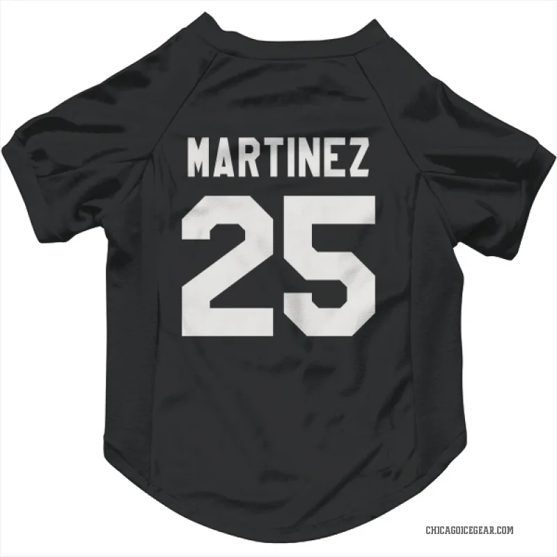 Alec Martinez  Black White Chicago Blackhawks  Cat & Dog Pet Jersey
