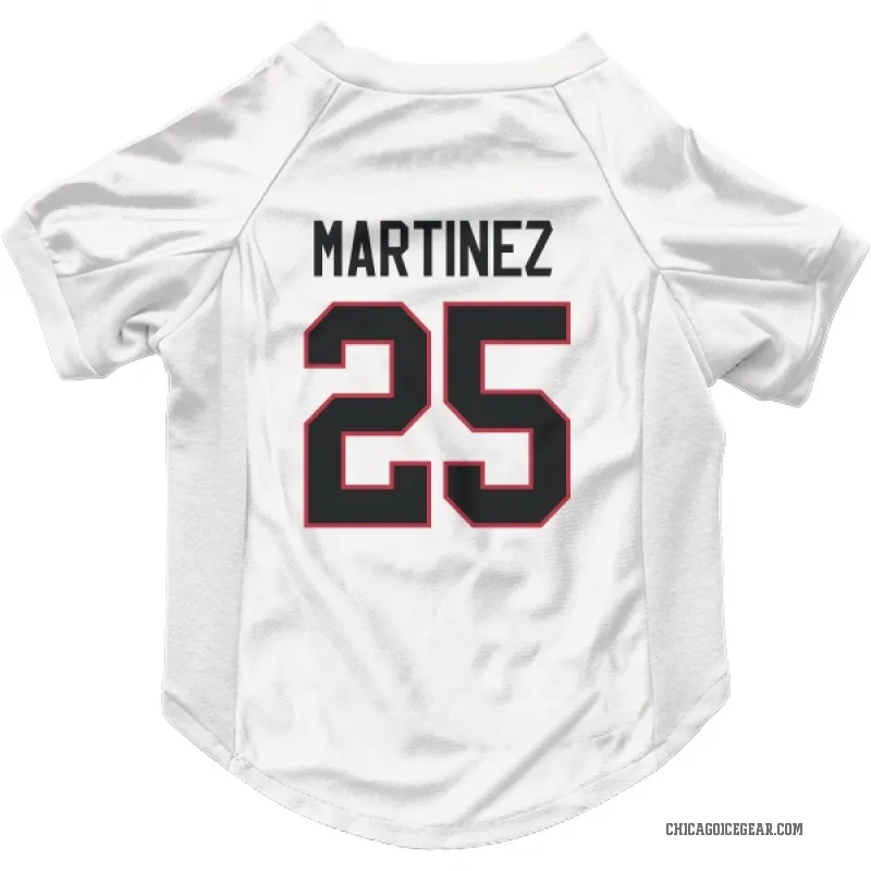 Alec Martinez  White Chicago Blackhawks  Cat & Dog Pet Jersey