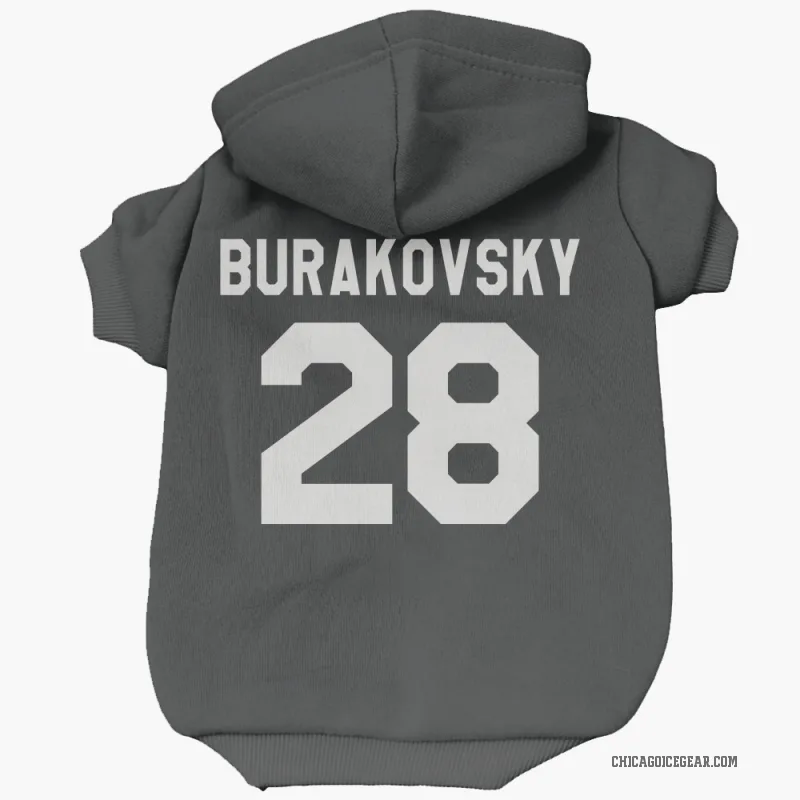 Andre Burakovsky  Black White Chicago Blackhawks  Cat & Dog Pet Hoodie