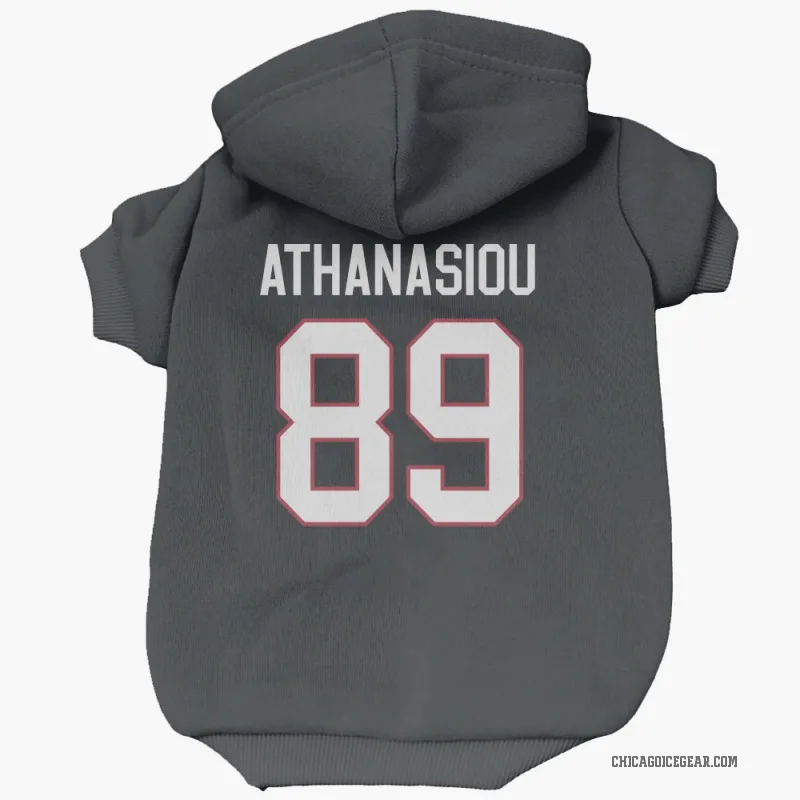 Andreas Athanasiou  Black Chicago Blackhawks  Cat & Dog Pet Hoodie