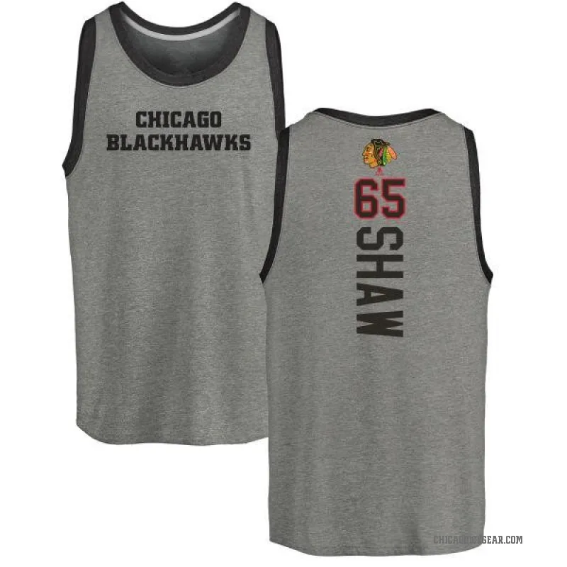 Andrew Shaw Men's Ash Chicago Blackhawks Backer Tank Top -