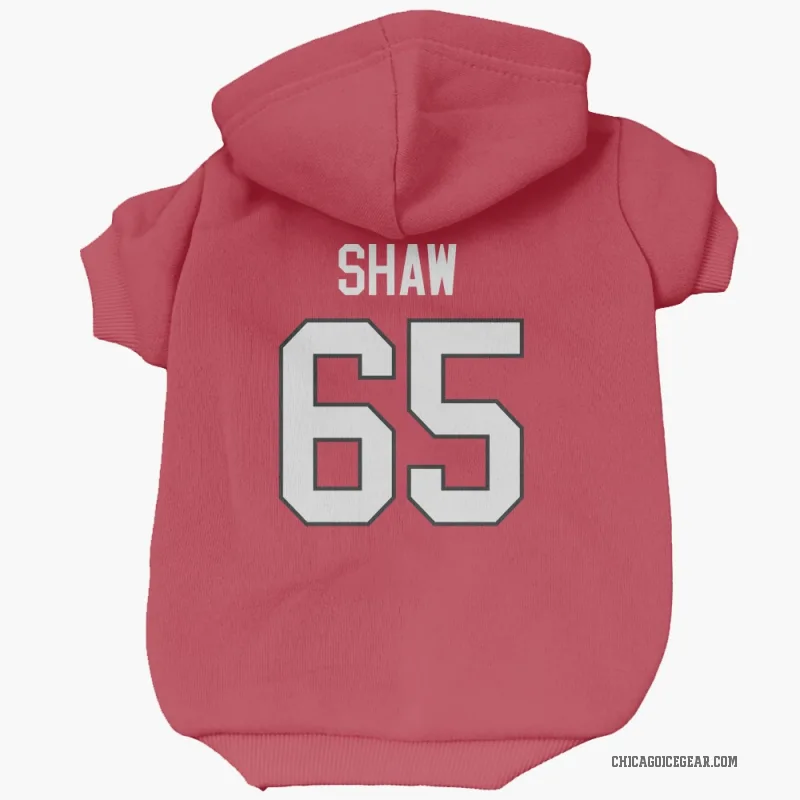Andrew Shaw  Red Chicago Blackhawks  Cat & Dog Pet Hoodie
