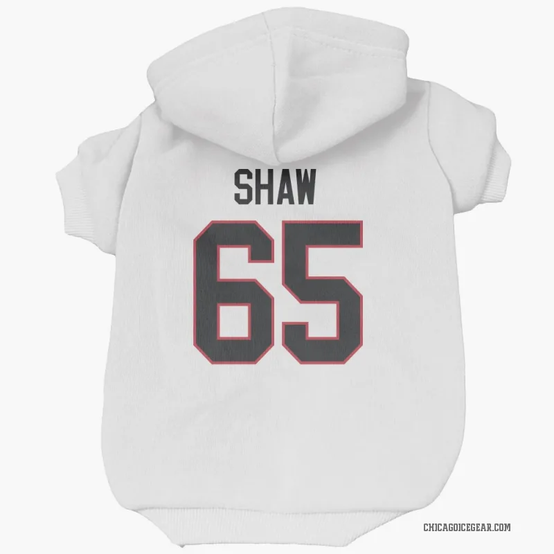 Andrew Shaw  White Chicago Blackhawks  Cat & Dog Pet Hoodie