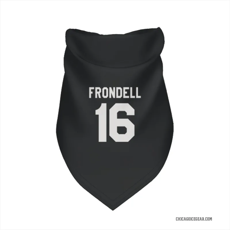 Anton Frondell  Black White Chicago Blackhawks  Cat & Dog Pet Bandana