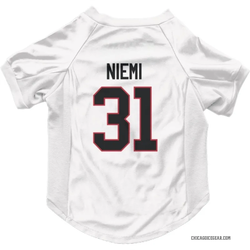 Antti Niemi  White Chicago Blackhawks  Cat & Dog Pet Jersey