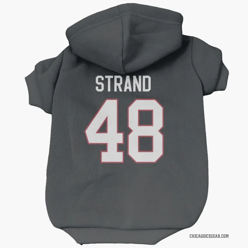 Austin Strand  Black Chicago Blackhawks  Cat & Dog Pet Hoodie
