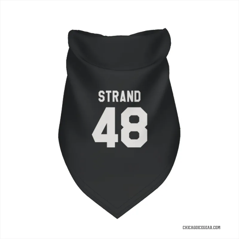 Austin Strand  Black White Chicago Blackhawks  Cat & Dog Pet Bandana