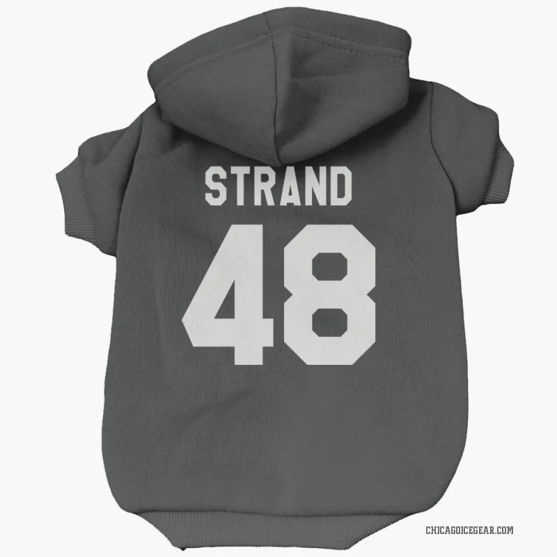Austin Strand  Black White Chicago Blackhawks  Cat & Dog Pet Hoodie
