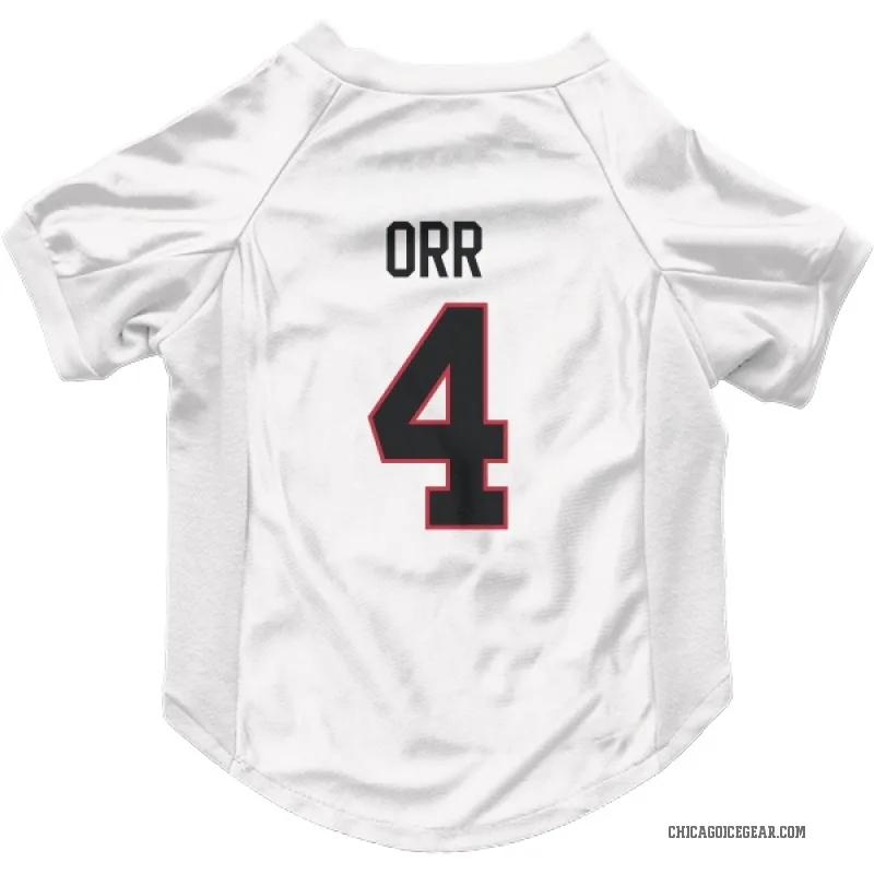 Bobby Orr  White Chicago Blackhawks  Cat & Dog Pet Jersey