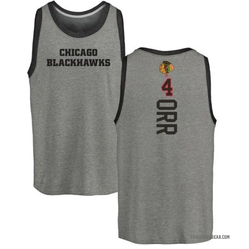 Bobby Orr Youth Ash Chicago Blackhawks Backer Tank Top -