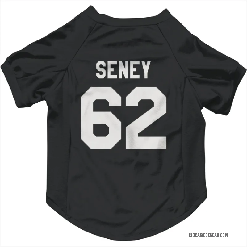 Brett Seney  Black White Chicago Blackhawks  Cat & Dog Pet Jersey