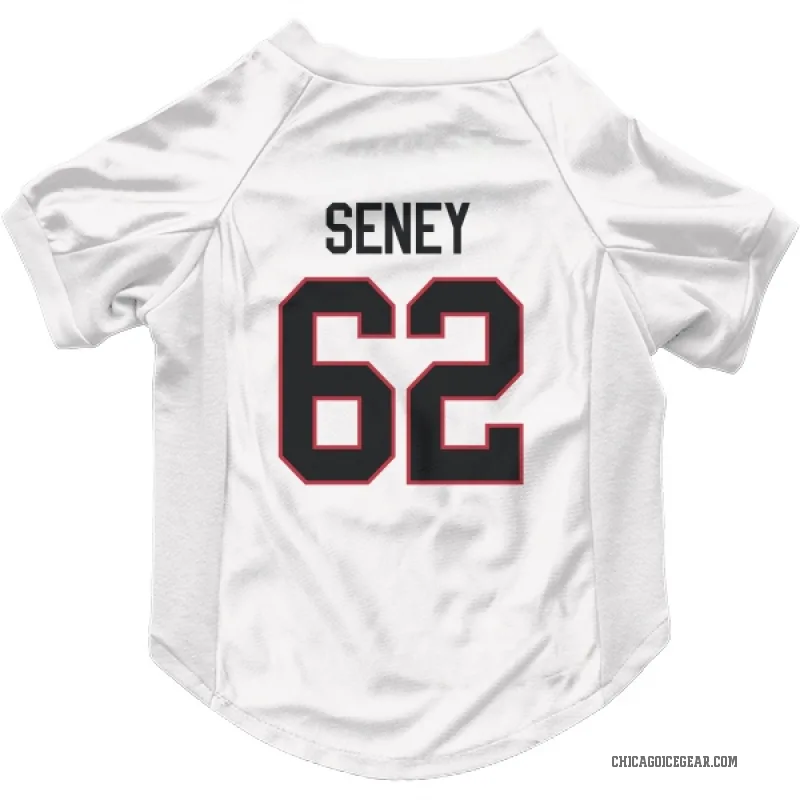 Brett Seney  White Chicago Blackhawks  Cat & Dog Pet Jersey