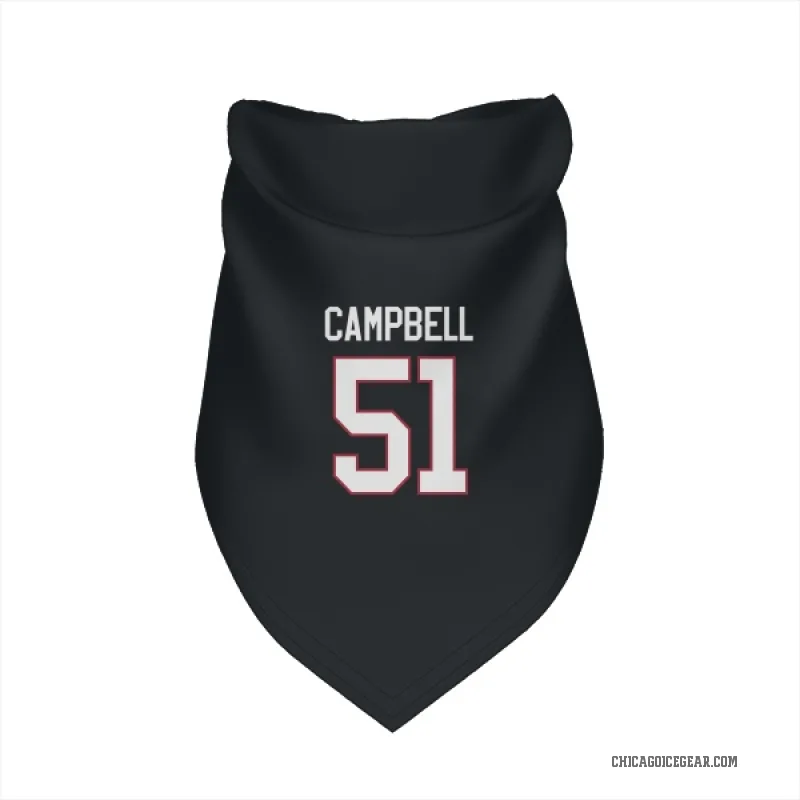 Brian Campbell  Black Chicago Blackhawks  Cat & Dog Pet Bandana