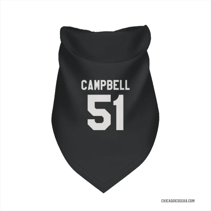 Brian Campbell  Black White Chicago Blackhawks  Cat & Dog Pet Bandana