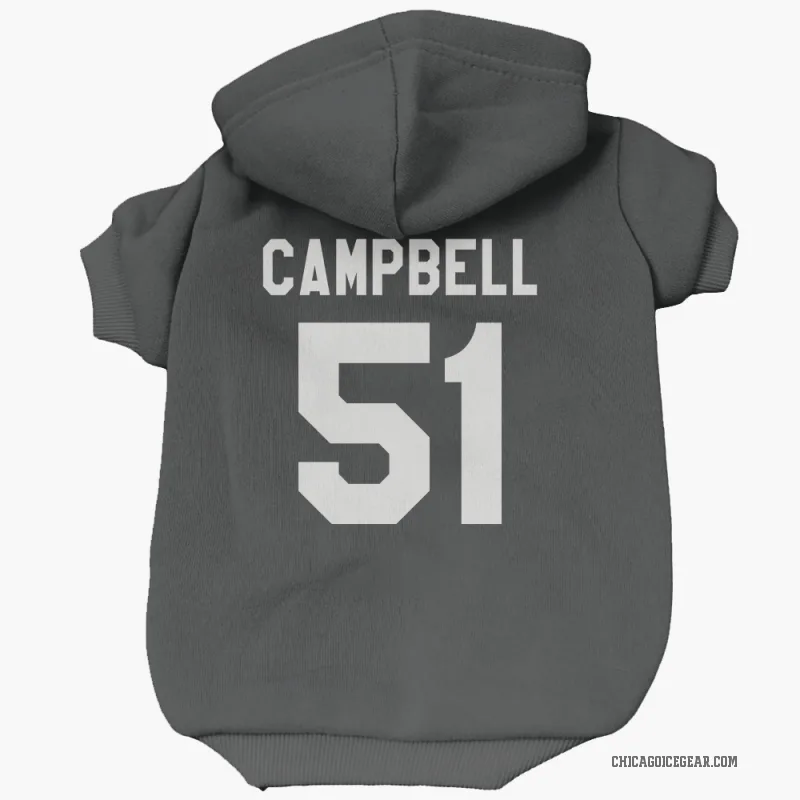 Brian Campbell  Black White Chicago Blackhawks  Cat & Dog Pet Hoodie