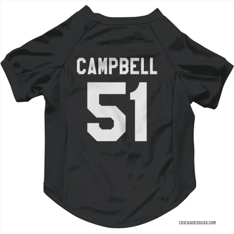 Brian Campbell  Black White Chicago Blackhawks  Cat & Dog Pet Jersey