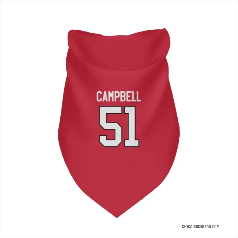 Brian Campbell  Red Chicago Blackhawks  Cat & Dog Pet Bandana