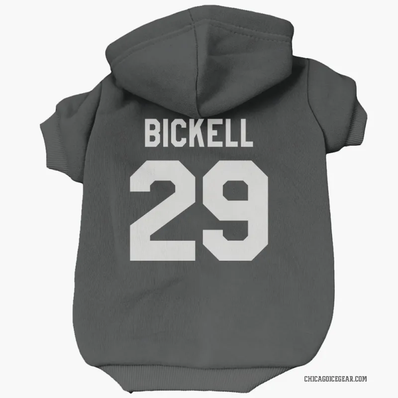 Bryan Bickell  Black White Chicago Blackhawks  Cat & Dog Pet Hoodie