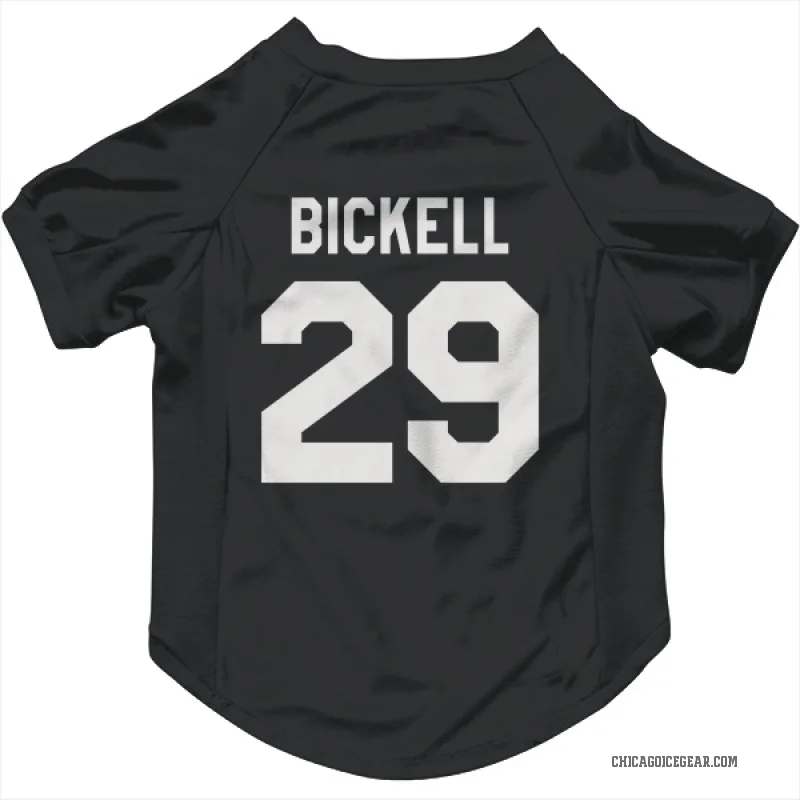 Bryan Bickell  Black White Chicago Blackhawks  Cat & Dog Pet Jersey