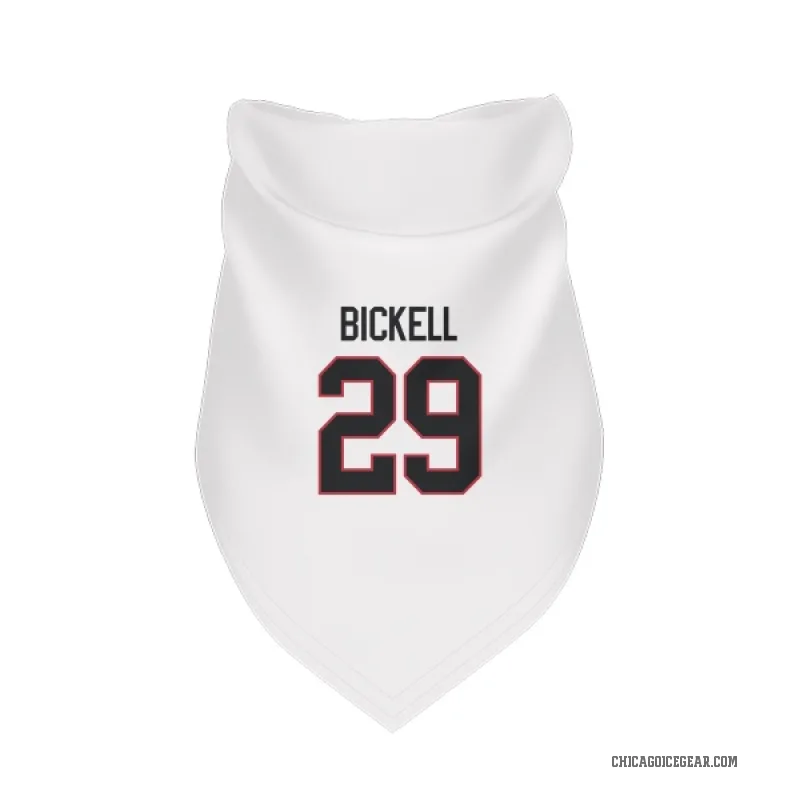 Bryan Bickell  White Chicago Blackhawks  Cat & Dog Pet Bandana