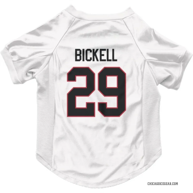 Bryan Bickell  White Chicago Blackhawks  Cat & Dog Pet Jersey