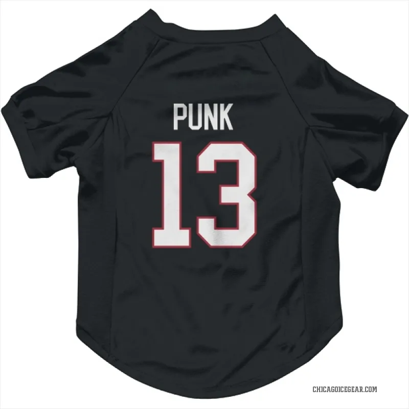CM Punk  Black Chicago Blackhawks  Cat & Dog Pet Jersey