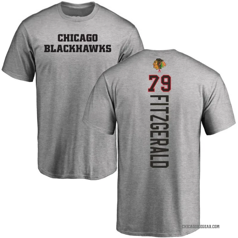 Cavan Fitzgerald Men's Ash Chicago Blackhawks Backer T-Shirt -
