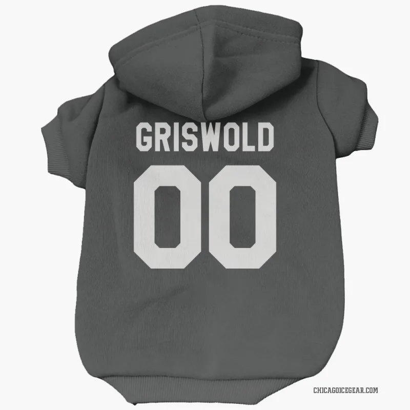 Clark Griswold  Black White Chicago Blackhawks  Cat & Dog Pet Hoodie