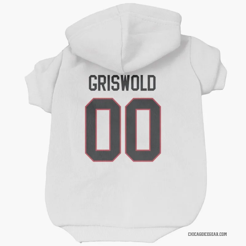 Clark Griswold  White Chicago Blackhawks  Cat & Dog Pet Hoodie