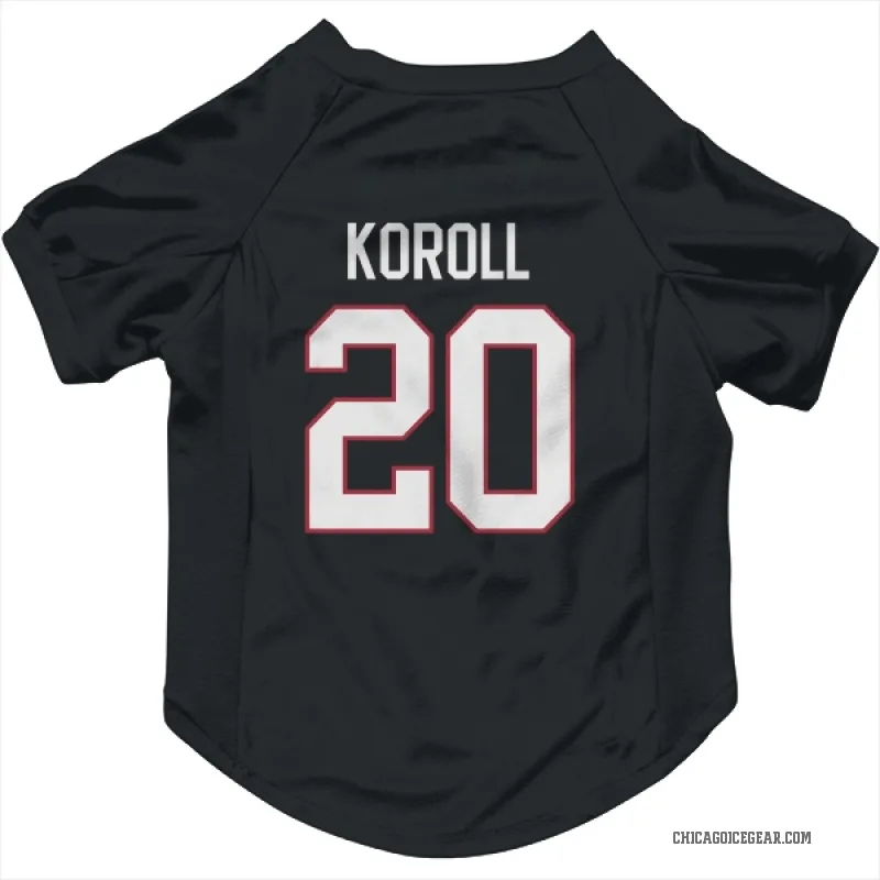 Cliff Koroll  Black Chicago Blackhawks  Cat & Dog Pet Jersey