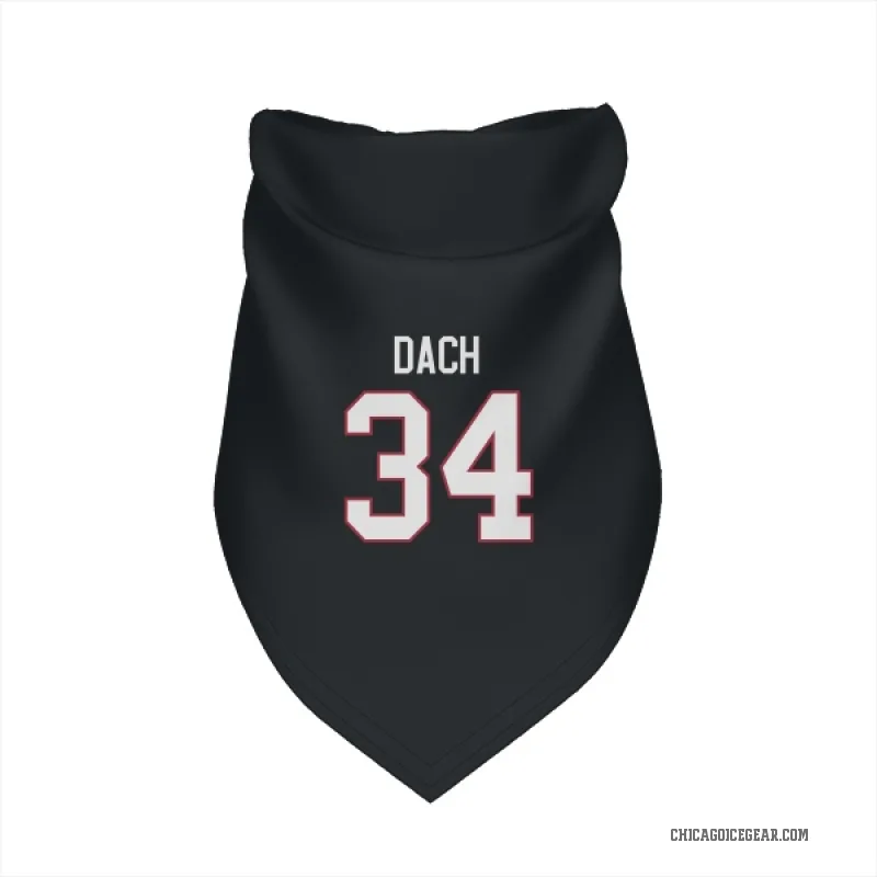 Colton Dach  Black Chicago Blackhawks  Cat & Dog Pet Bandana