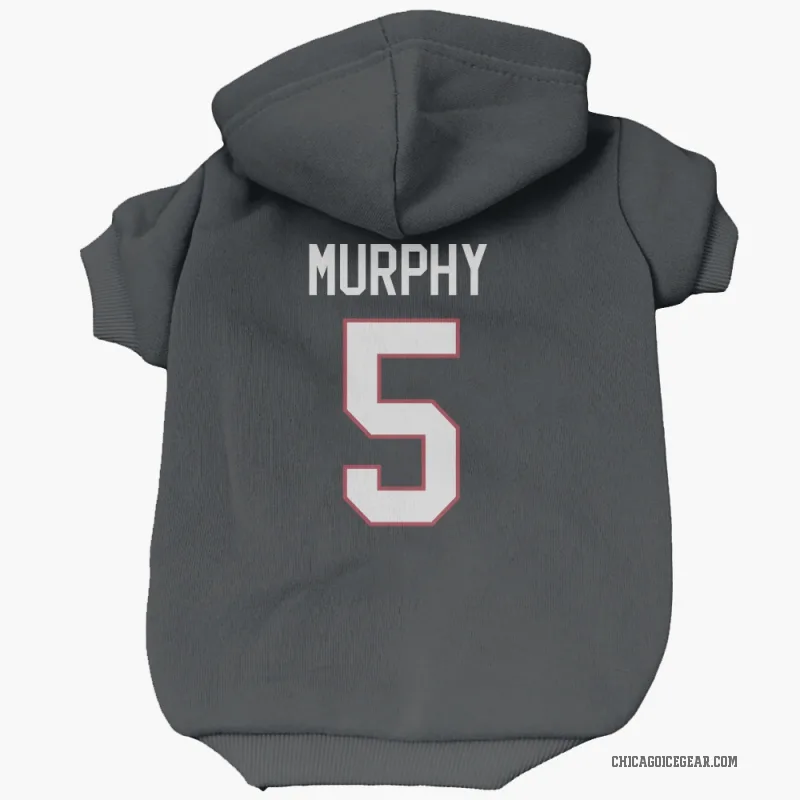 Connor Murphy  Black Chicago Blackhawks  Cat & Dog Pet Hoodie
