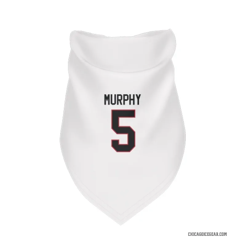 Connor Murphy  White Chicago Blackhawks  Cat & Dog Pet Bandana