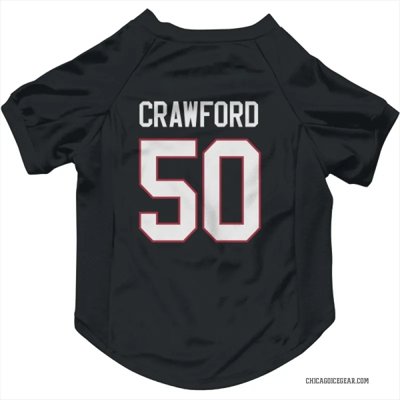 Corey Crawford  Black Chicago Blackhawks  Cat & Dog Pet Jersey