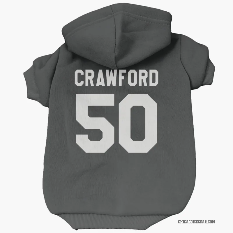 Corey Crawford  Black White Chicago Blackhawks  Cat & Dog Pet Hoodie