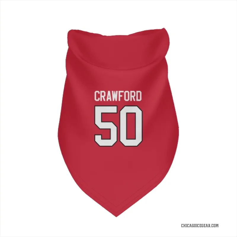 Corey Crawford  Red Chicago Blackhawks  Cat & Dog Pet Bandana
