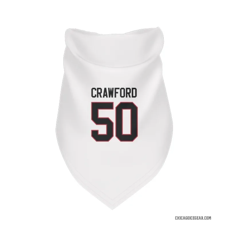 Corey Crawford  White Chicago Blackhawks  Cat & Dog Pet Bandana