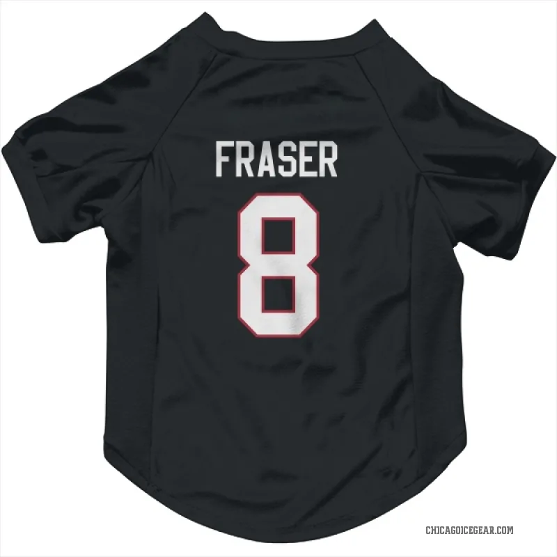 Curt Fraser  Black Chicago Blackhawks  Cat & Dog Pet Jersey