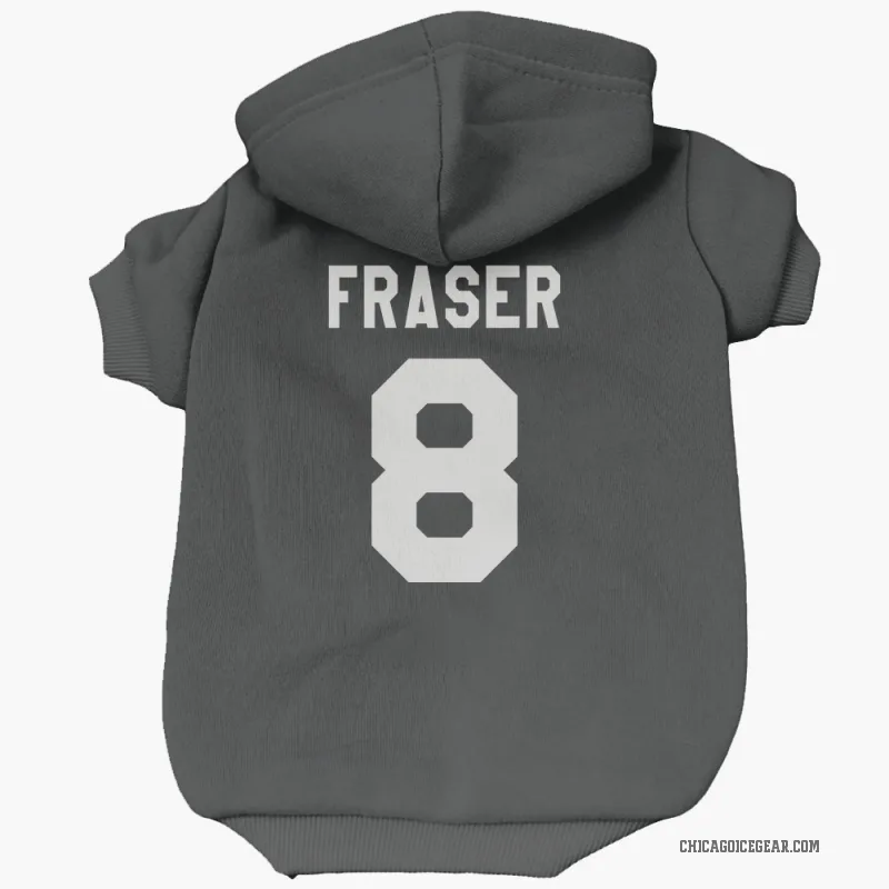 Curt Fraser  Black White Chicago Blackhawks  Cat & Dog Pet Hoodie