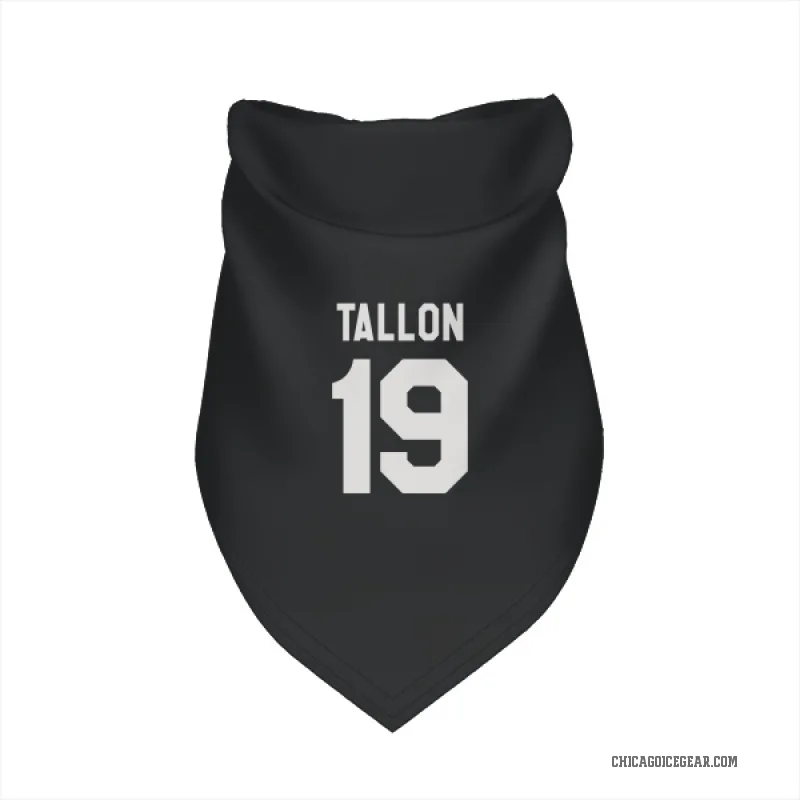 Dale Tallon  Black White Chicago Blackhawks  Cat & Dog Pet Bandana