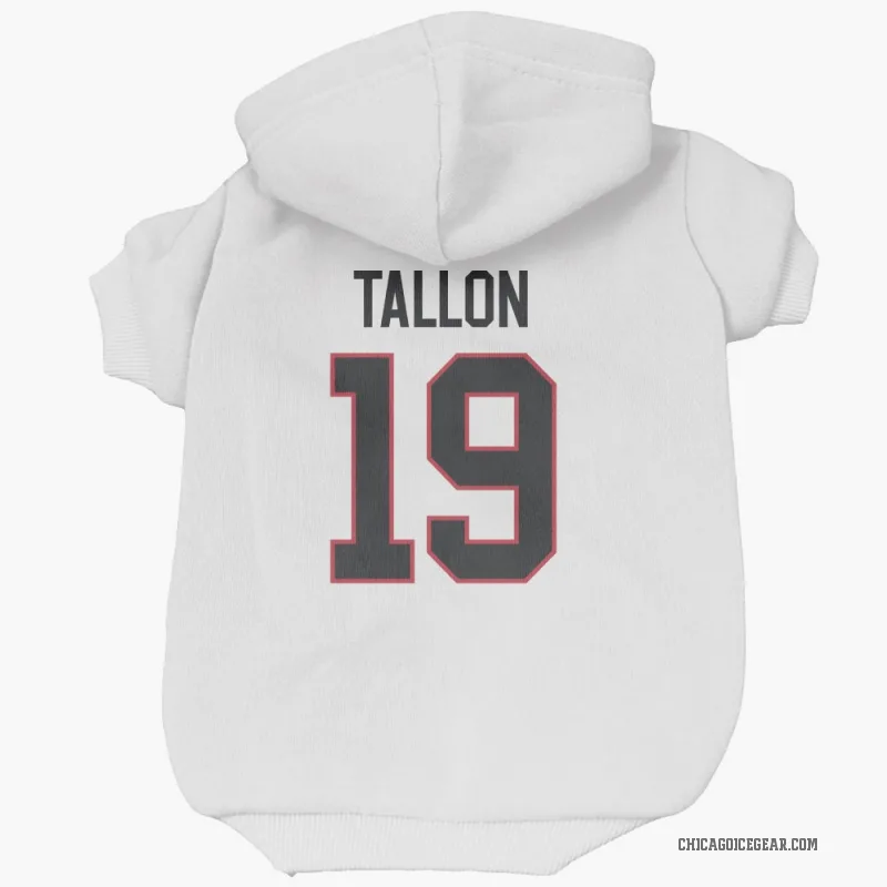 Dale Tallon  White Chicago Blackhawks  Cat & Dog Pet Hoodie