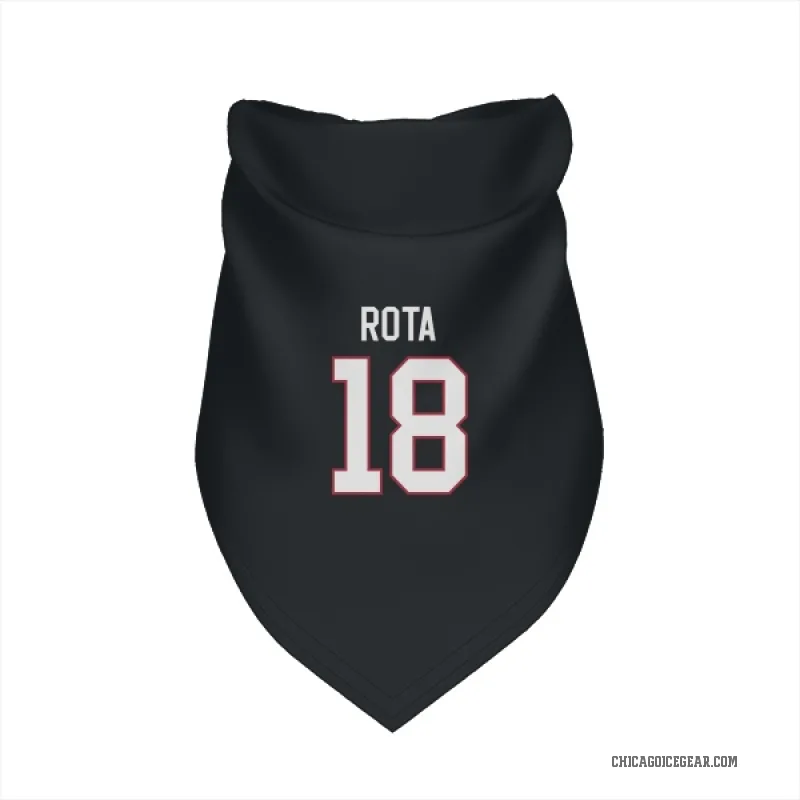 Darcy Rota  Black Chicago Blackhawks  Cat & Dog Pet Bandana
